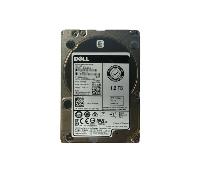 ST1200MM0198 - Seagate 1.2TB 10000RPM SAS 12Gb/s 2.5-Inch Hard Drive