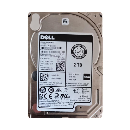 ST2000NX0373 Seagate Enterprise Performance 2TB 7200RPM SAS 12Gb/s 128MB Cache 4Kn SFF 2.5-Inch Hard Drive