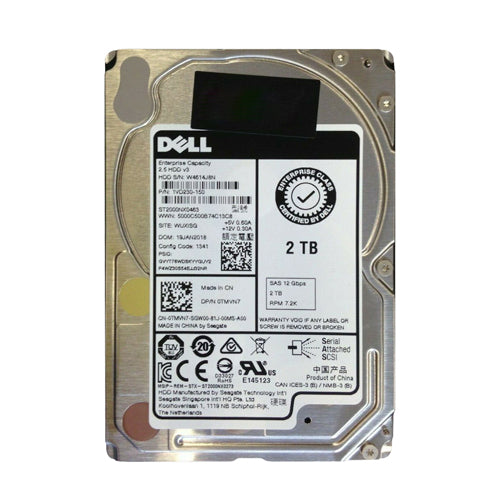 ST2000NX0463 Seagate Exos 7E2000 2TB 7200RPM SAS 12Gb/s 2.5-inch Hard Drive
