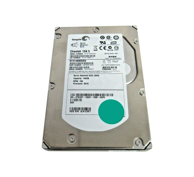 ST314685SS - Seagate 146GB 15000RPM SAS 3Gb/s 3.5-inch Hard Drive