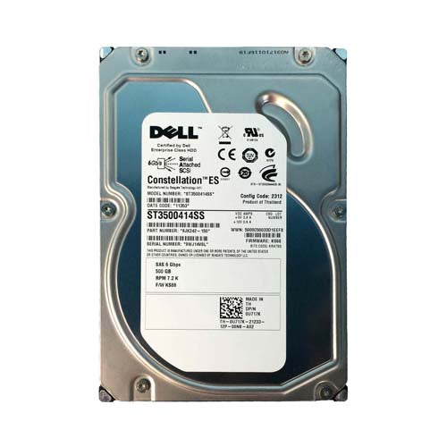 ST3500414SS Seagate Constellation ES Series 500GB 7200RPM SAS 6Gb/s 16MB Cache (CE) 3.5-Inch Hard Drive