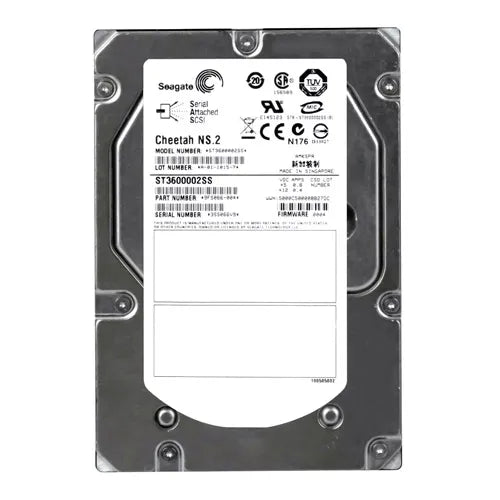 ST3600002SS Seagate Cheetah NS.2 Series 600GB 10000RPM SAS 6Gb/s 16MB Cache (CE) 3.5-Inch Hard Drive