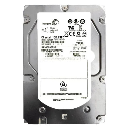 ST3600957SS Seagate Cheetah 15K.7 Series 600GB 15000RPM SAS 6Gb/s 16MB Cache (CE) 3.5-Inch Hard Drive