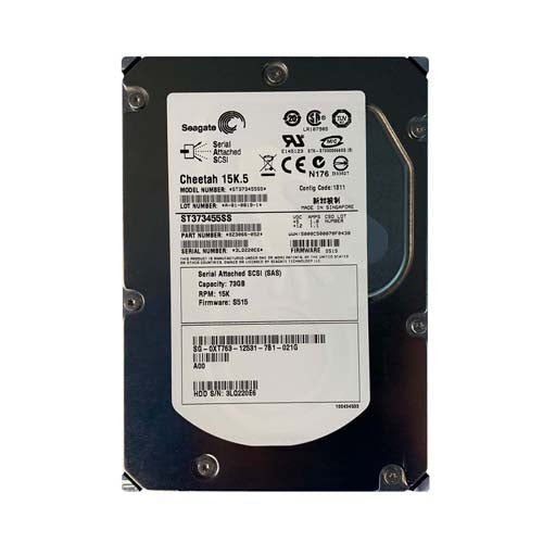 ST373455SS Seagate 73GB 15000RPM SAS 3 Gb/s 16Mb Cache 3.5-Inch Hard Drive