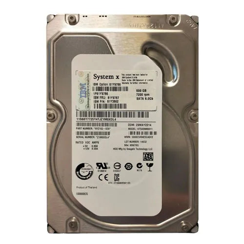 ST500NM0011 Seagate Constellation ES Series 500GB 7200RPM SATA 6Gb/s 64MB Cache (512) 3.5-Inch Hard Drive
