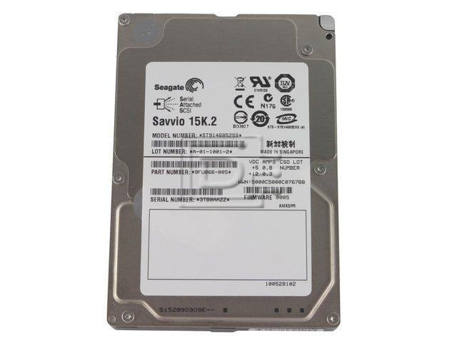 ST9146652SS - Seagate Savvio 15K.2 146.8GB SAS 6Gb/s 10000RPM 16MB Cache 2.5-inch Hard Drive