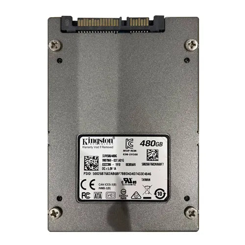 SUV500/480G Kingston UV500 Series 480GB Triple-Level Cell SATA 6Gb/s 3D NAND (AES 256-bit Encryption) 2.5-Inch Solid State Drive