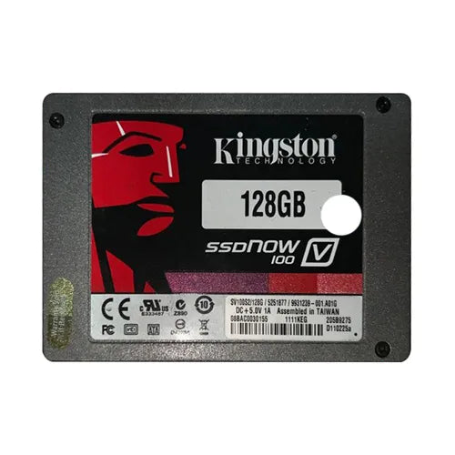 SV100S2/128G Kingston SSDNow V100 Series 128GB SATA 3Gb/s 2.5-Inch Solid State Drive for Desktop/Notebook