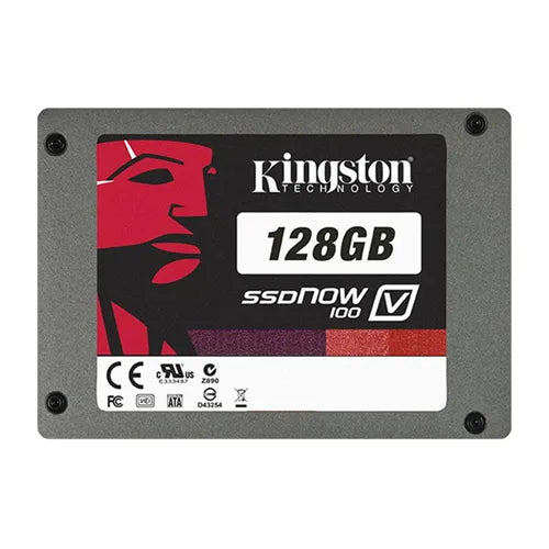 SV100S2/128GZ Kingston SSDNow V100 Series 128GB Multi-Level Cell SATA 3Gb/s 2.5-inch Solid State Drive
