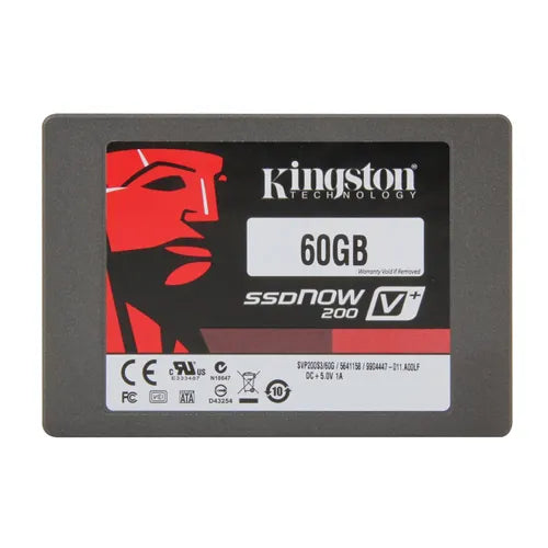 SVP200S3/60G Kingston SSDNow V+200 Series 60GB SATA 6Gb/s 2.5-Inch Solid State Drive