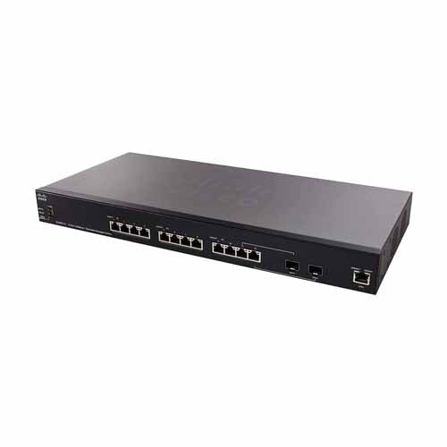 SX350X-12-K9-AU Cisco 350X Series SX350X-12 10 x Ports 10GBase-T + 2 x Combo SFP+ Layer 2 Stackable Managed Gigabit Ethernet Network Switch
