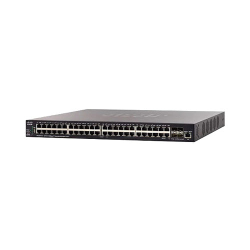 SX350X-52-K9-EU Cisco 350X Series SX350X-52 48 x Ports 10GBase-T + 4 x Combo SFP+ Layer 2 Stackable Managed Gigabit Ethernet Network Switch