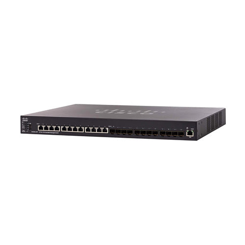 SX550X-24FT-K9-AU Cisco 350 Series SX550X-24FT 12 x Ports GBase-T + 12 x SFP+ Ports Layer 3 Stackable Managed Gigabit Ethernet Network Switch