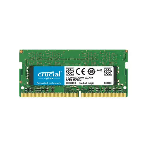CT8G4SFD824A - Crucial 8GB DDR4-2400MHz PC4-19200 non-ECC Unbuffered CL17 260-Pin SoDimm Dual Rank Memory Module