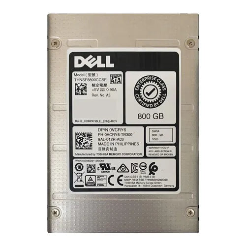 THNSF8800CCSE Toshiba 800GB Multi-Level Cell SATA 6Gb/s 2.5-Inch Solid State Drive