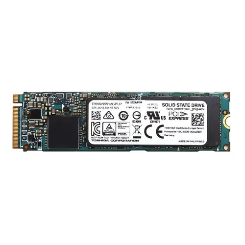 THNSN5512GPU7 Toshiba XG3 Series 512GB Multi-Level Cell PCI Express NVMe 3.1 x4 M.2 2280 Solid State Drive