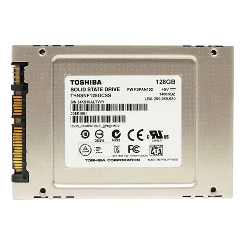 THNSNF128GCSS Toshiba HG5 Series 128GB Multi-Level Cell SATA 6Gb/s 2.5-Inch Solid State Drive