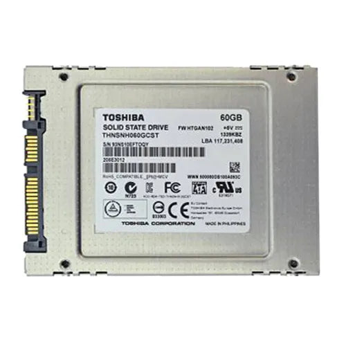 THNSNH060GCST Toshiba 60GB Multi-Level Cell SATA 6Gb/s NAND Flash 2.5-Inch Solid State Drive