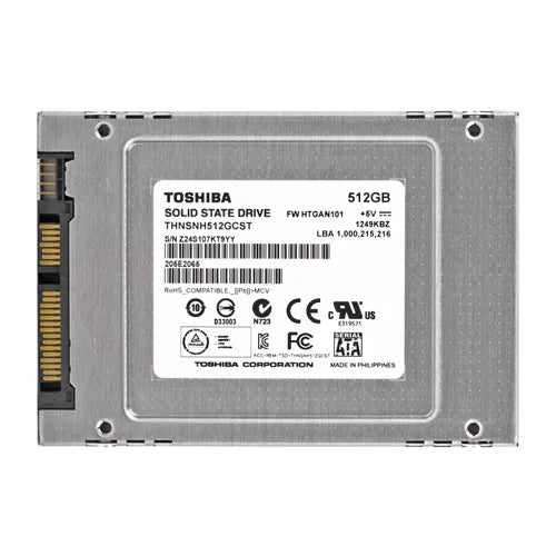 THNSNH512GCST Toshiba HG5d Series 512GB Multi-Level Cell SATA 6Gb/s NAND Flash 2.5-Inch Solid State Drive