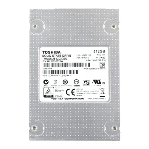 THNSNJ512GCSU Toshiba 512GB Multi-Level Cell SATA 6Gb/s 2.5-Inch Solid State Drive