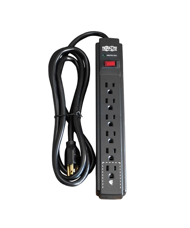 TLP606B Tripp Lite TrippLite6 outlet 6ft 750 joules Surge Suppressor (Black)