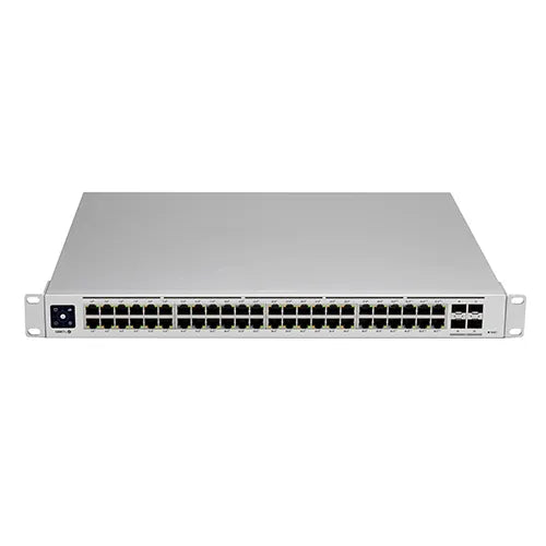 USW-PRO-48-POE Ubiquiti UniFi Switch Pro 40 x RJ-45 Ports PoE+ 1000Base-T + 8 x RJ-45 Ports PoE++ + 4 x SFP+ Ports Layer 3 Managed Gigabit Ethernet Network Switch