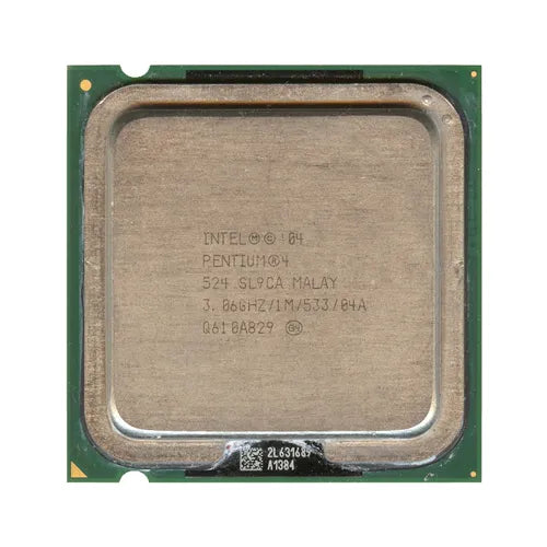 UY274 Dell 3.06GHz 533MHz FSB 1MB L2 Cache Socket LGA775 Intel Pentium 4 524 Single-Core Processor