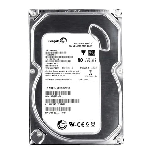 VB0250EAVER HP 250GB 7200RPM ETY SATA 3Gb/s Hot-Pluggable 3.5-Inch Hard Drive for ProLiant Servers