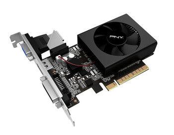 PNY Technology - VCGGT7102XPB-C3 - VCGGT7102XPB Nvidia GeForce GT 710 2GB DDR3 64-Bit PCI-Express 2.0 x8 Low-Profile Single Video Graphics Card