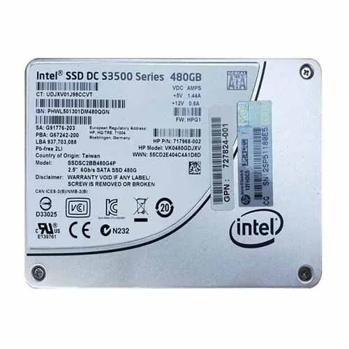 VK0480GDJXV HP 480GB Multi-Level Cell SATA 6Gb/s 2.5-Inch Solid State Drive