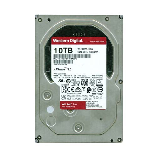 WD102KFBX Western Digital Red Pro 10TB 7200RPM SATA 6Gb/s 256MB Cache 3.5-Inch Hard Drive