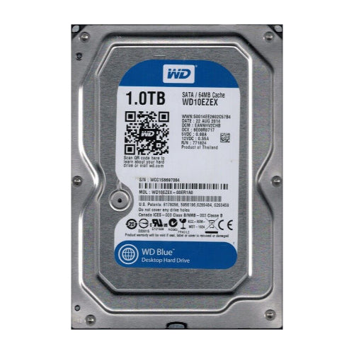 WD10EZEX-00ER1A0 Western Digital Blue 1TB 7200RPM SATA 6Gb/s 64MB Cache 3.5-Inch Hard Drive