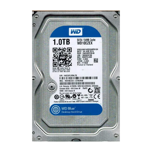 WD10EZEX-07M2NA0 Western Digital Blue 1TB 7200RPM SATA 6Gb/s 64MB Cache 3.5-Inch Hard Drive