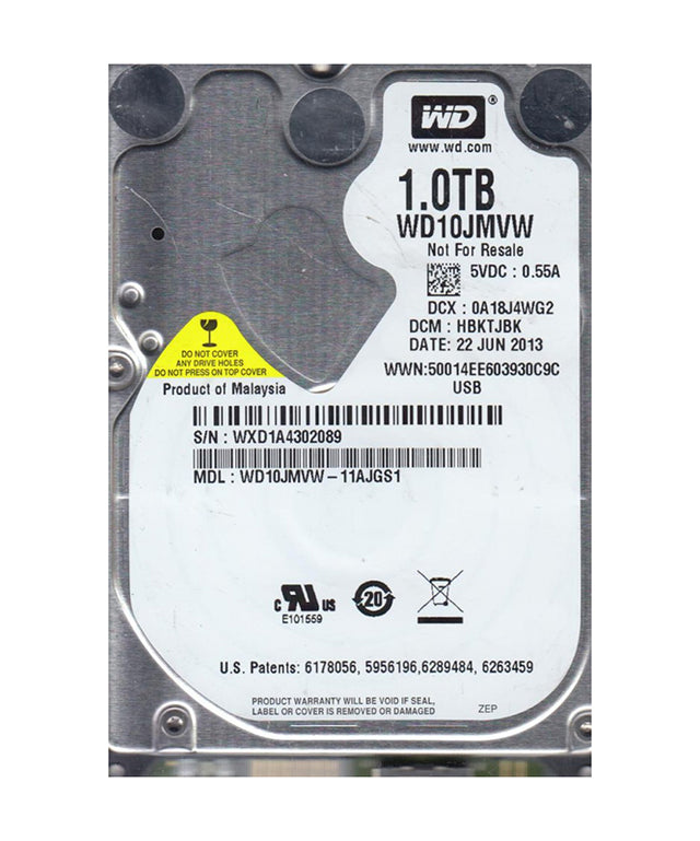 WD10JMVW-11AJGS1 - Western Digital 1TB 5400RPM USB 3.0 8MB Cache 2.5-Inch External Hard Drive