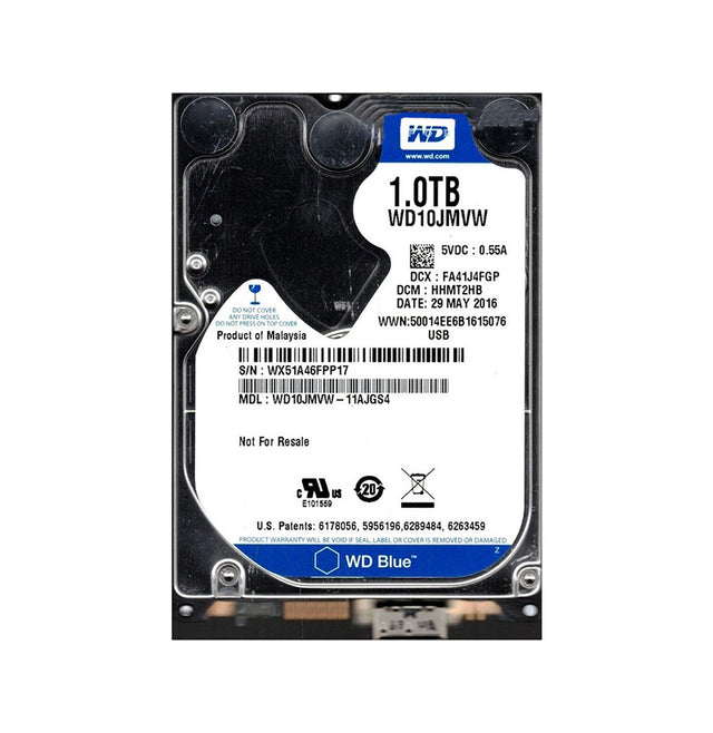 WD10JMVW-11AJGS4 - Western Digital 1TB 5400RPM USB 3.0 8MB Cache 2.5-Inch External Hard Drive