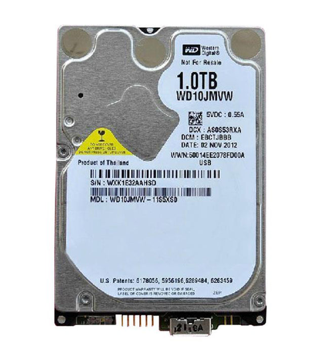 WD10JMVW-11S5XS0 - Western Digital 1TB 5400RPM USB 3.0 8MB Cache 2.5-Inch External Hard Drive