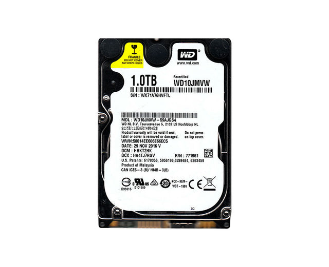 WD10JMVW-59AJGS4 - Western Digital 1TB 5400RPM USB 3.0 8MB Cache 2.5-Inch External Hard Drive