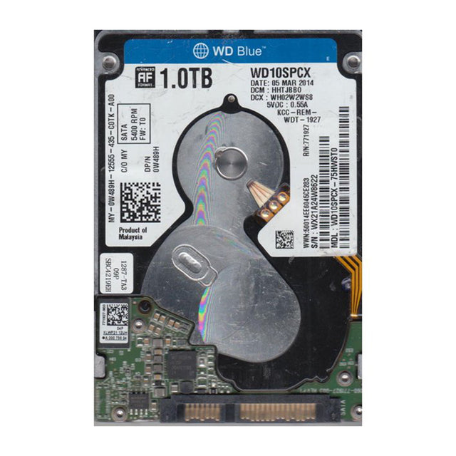 Blue 1TB 5400RPM SATA 6Gb/s 16MB Cache RoHS 2.5-Inch Hard Drive