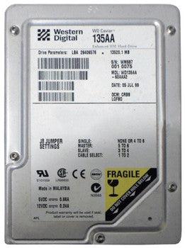 Western Digital - WD135AA-60AAA2 - 13GB 5400RPM ATA 66 3.5 2MB Cache Caviar Hard Drive"