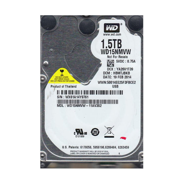 1.5TB 5400RPM USB 3.0 2.5-Inch Hard Drive