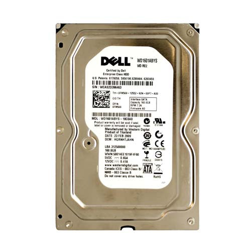 WD1601ABYS-18C0A0 Western Digital RE2 160GB 7200RPM SATA 3Gb/s 16MB Cache (RoHS) 3.5-Inch Enterprise Hard Drive