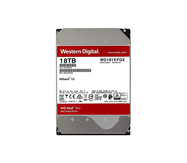 WD181KFGX - WD 18TB 7200RPM SATA 6Gb/s 512MB 3.5-Inch Hard Drive