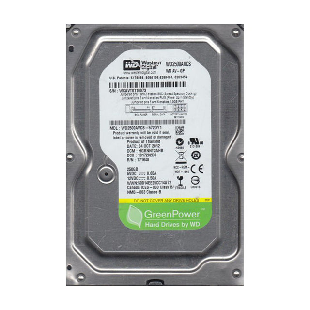 AV-GP 250GB 7200RPM SATA 3Gb/s 16MB Cache RoHS 3.5-Inch Hard Drive