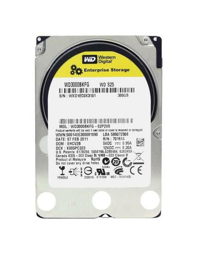 WD3000BKFG - WD 300GB 10000RPM SAS 6Gb/s 16MB 2.5-Inch Hard Drive