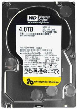 Western Digital - WD4001FYYG-B2 - 4TB 7200RPM SAS 6.0 Gbps 3.5 32MB Cache RE Hard Drive"