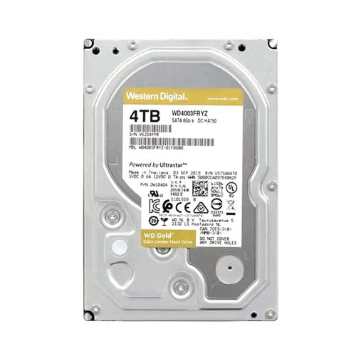 WD4003FRYZ Western Digital Gold 4TB 7200RPM SATA 6Gb/s 256MB Cache 3.5-Inch Enterprise Class Hard Drive