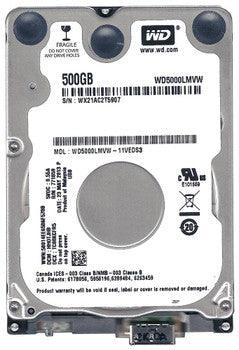 Western Digital - WD5000LMVW-11VEDS3 - 500GB 5400RPM USB 2.5 8MB Cache Hard Drive"