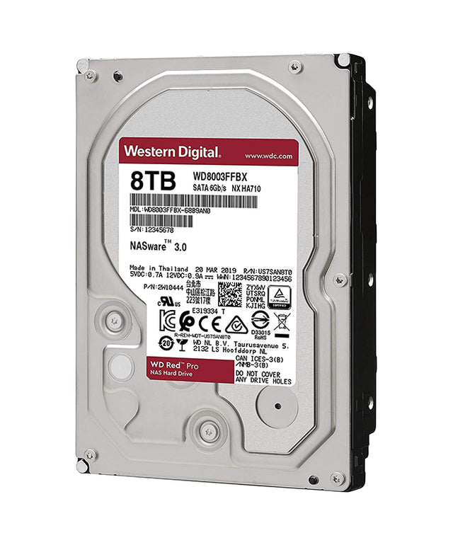 WD8003FFBX - WD 8TB 7200RPM SATA 6Gb/s 256MB 3.5-Inch Hard Drive