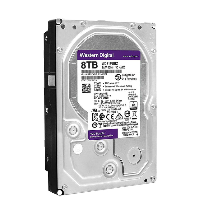 Purple 8TB 5400RPM SATA 6Gb/s 256MB Cache 3.5-Inch Surveillance Hard Drive