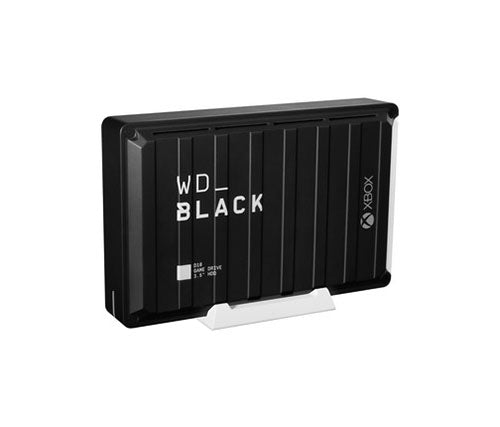 Black D10 12TB 7200RPM USB 3.2 3.5-Inch External Gaming Hard Drive For Xbox